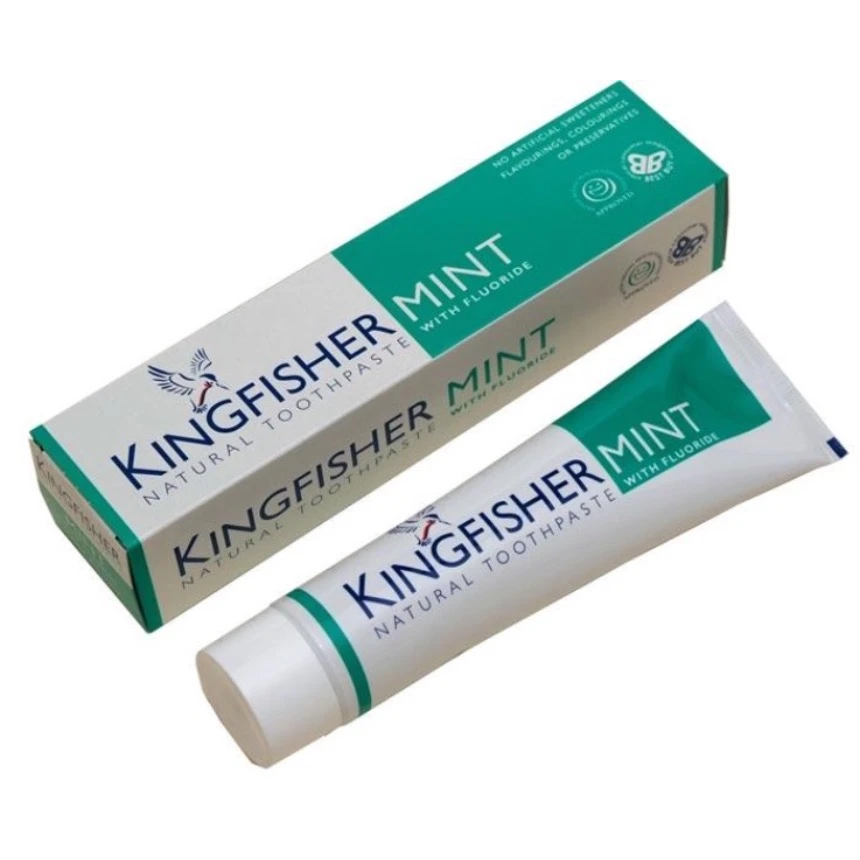 Kingfisher Mint Natural Toothpaste with Fluoride